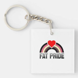 Fat Pride Keychain