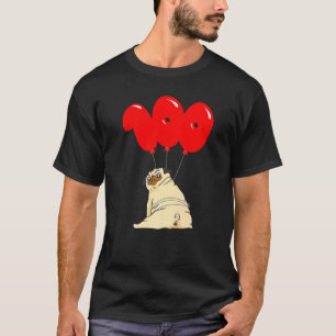 Fat Pug 100th Birthday Anniversary Party T-Shirt