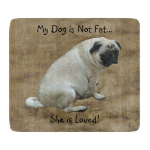 Fat Pug Cutting Board