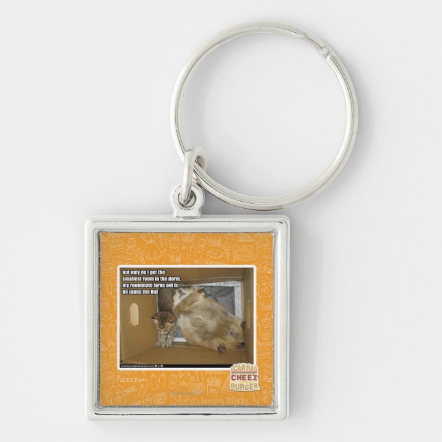 Fat roommate keychain (Front)