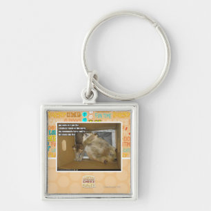 Fat roommate keychain