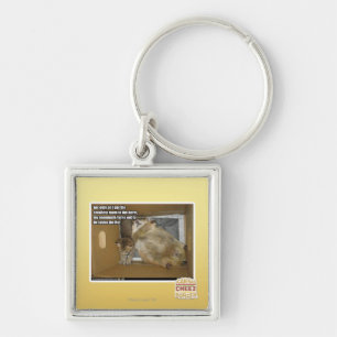 Fat roommate keychain