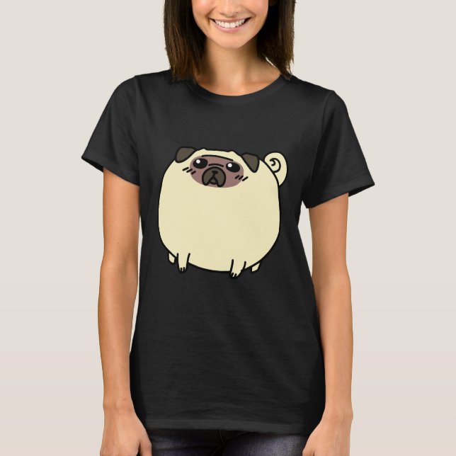 Fat Round Pug 65 T-Shirt (Front)