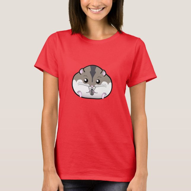 Fat Russian Dwarf Hamster T-Shirt (Front)