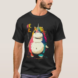 Fat Unicorn Japanese Art Legendary Rare Unicorn 1 T-Shirt
