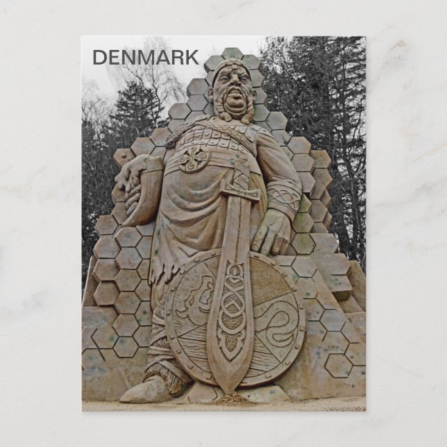 Fat Viking Denmark Postcard! Postcard (Front)