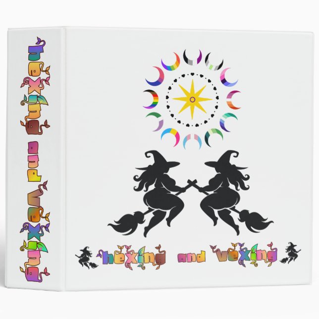 Fat Witches and Queer Moons Binder (Front/Spine)
