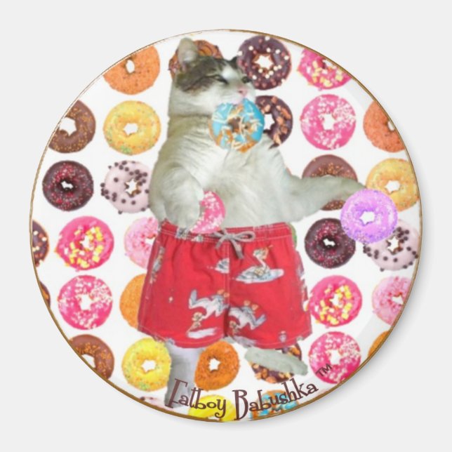 FATBOY BABUSHKA ROND DONUT MAGNET 6 14 13 (Devant)