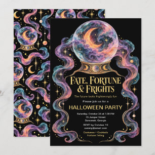 Fate Fortune & Frights Halloween Party Invitation