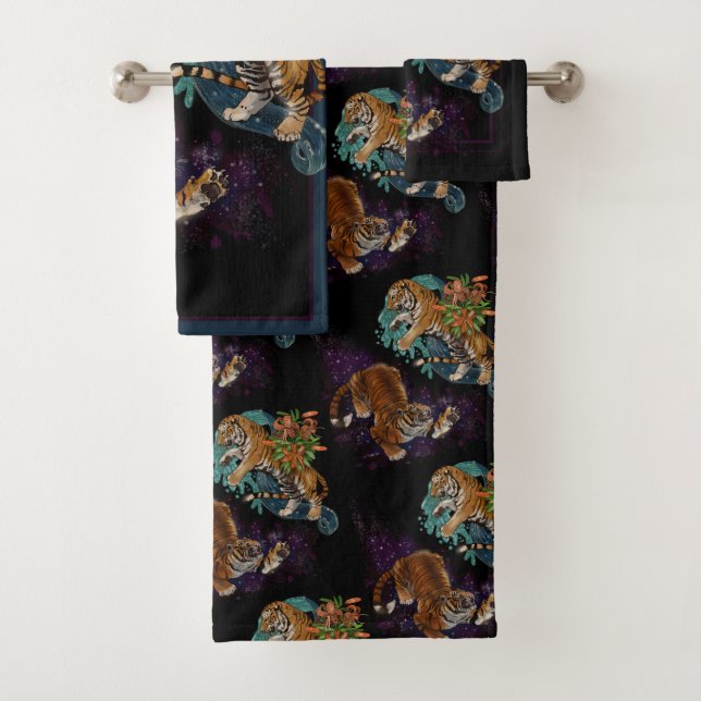 Fate in the Stars Tigers  Bath Towel Set (Insitu)