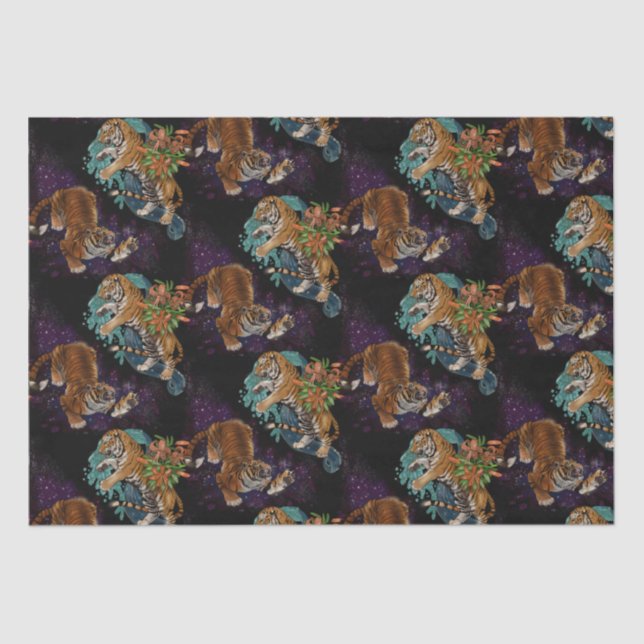 Fate in the Stars Tigers Patter Tissue Paper (Front)