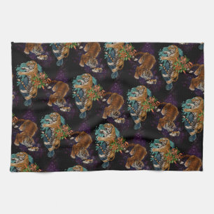 Fate in the Stars Tigers Pattern Kitchen Towel