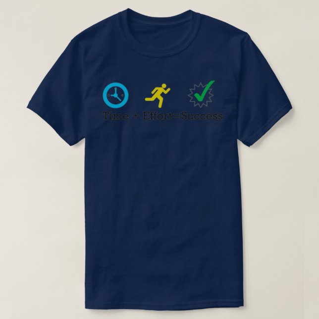 Fate Is In Love With Effort T-Shirt (Design Front)