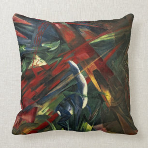 Fate of the Animals, 1913 Throw Pillow