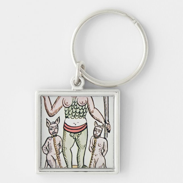 Fate, tarot card, French Keychain (Front)