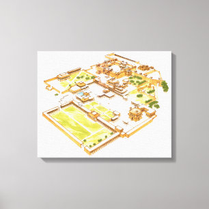 Fatehpur Sikri. Adra. India Canvas Print