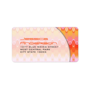 fatfatin Funky Waves 03 Address Label