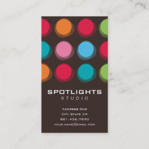 fatfatin Fuzzy Colour Dots Profile Card
