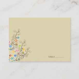fatfatin Groovy Flower Garden Seating Place Card