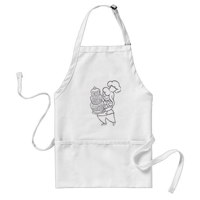 FatGirlCakes_Logo Standard Apron (Front)