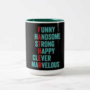 Father Acronym Two-Tone Coffee Mug
