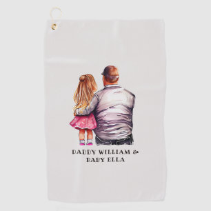 Father and Daughter Bond (10) Golf Towel