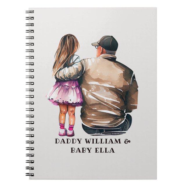 Father and Daughter Bond (11) Notebook (Front)