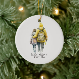 Father and Daughter Bond (2) Ceramic Ornament