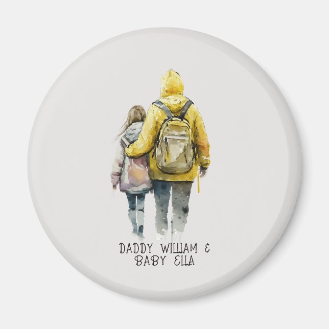 Father and Daughter Bond (2) Magnet (Front)