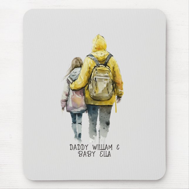 Father and Daughter Bond (2) Mouse Pad (Front)