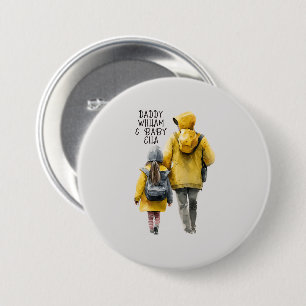 Father and Daughter Bond 3 Inch Round Button