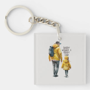 Father and Daughter Bond (3) Keychain
