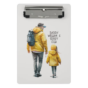 Father and Daughter Bond (3) Mini Clipboard