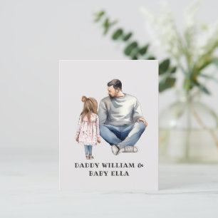 Father and Daughter Bond (4) Postcard