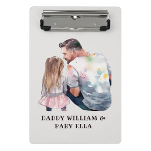 Father and Daughter Bond (5) Mini Clipboard