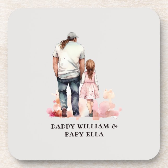 Father and Daughter Bond (6) Coaster (Front)