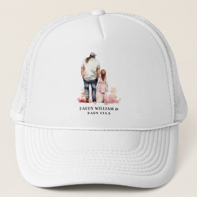 Father and Daughter Bond (6) Trucker Hat (Front)
