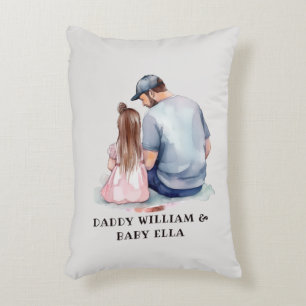 Father and Daughter Bond (7) Accent Pillow