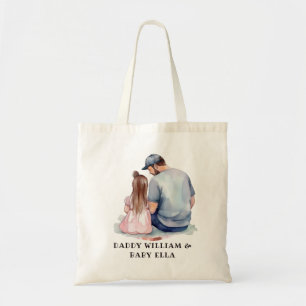 Father and Daughter Bond (7) Tote Bag