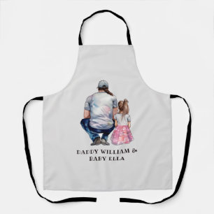 Father and Daughter Bond (8) Apron