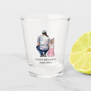 Father and Daughter Bond (8) Shot Glass