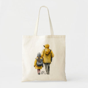 Father and Daughter Bond Tote Bag