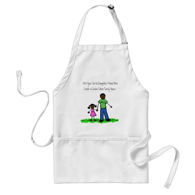 Father and Daughter Custom Apron (Front)