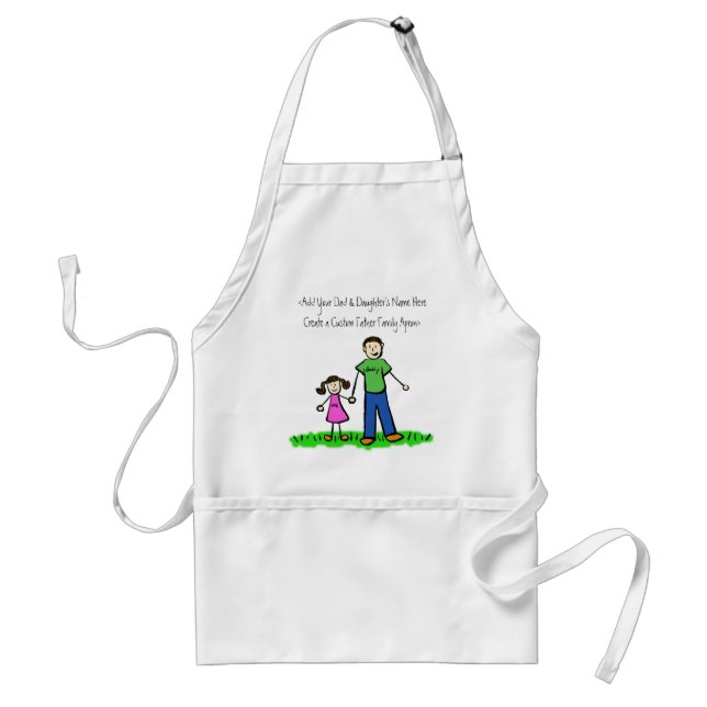 Father and Daughter Custom Apron (Front)