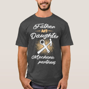 Father and daughter mechanic partners T-Shirt
