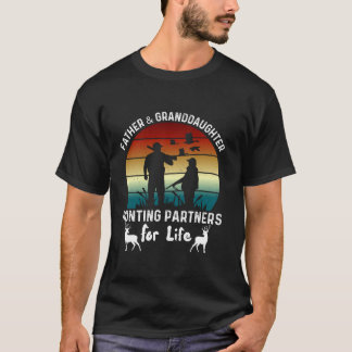 Father and Granddaughter Hunting Partners For Life T-Shirt