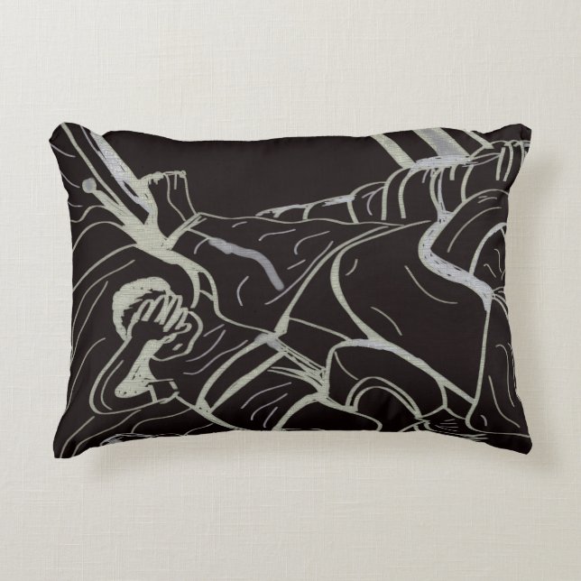 Father and Son  Accent Pillow (Front)