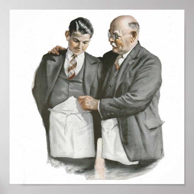FATHER and Son Canvas Poster (Front)