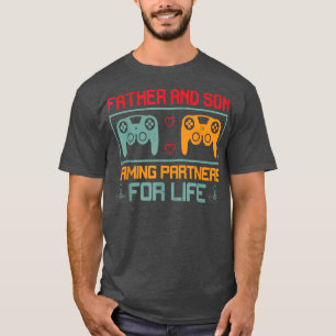 Father And Son Console Gamer Video Game Player Fat T-Shirt