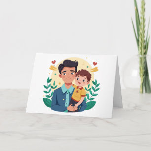 Father and Son Father's Day Card